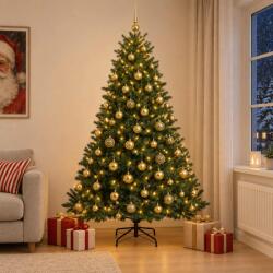  Brad de Crăciun artificial cu glob 210 cm 300 LED-uri Alb cald (3466507-3466507)