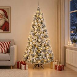  Brad de Crăciun artificial cu glob 180 cm 300 LED-uri Alb cald (3467201-3467201)