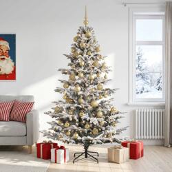  Brad de Crăciun artificial cu glob 180 cm 300 LED-uri Alb cald (3466527-3466527)