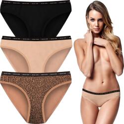 Henderson Ladies női bugyi Háromcsomag bugyi bikini 3PAK bézs fekete M