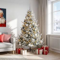  Brad de Crăciun artificial cu glob 210 cm 300 LED-uri Alb cald (3467235-3467235)