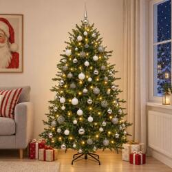 Brad de Crăciun artificial cu glob 210 cm 300 LED-uri Alb cald (3467238-3467238)