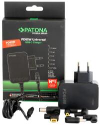 PATONA Univerzális laptop töltő Acer, Lenovo, Dell, Hp, Asus 65W-os tápegységgel (PD65W)