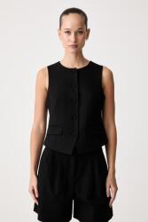 United Colors of Benetton vestă cu un singur rând de nasturi pentru femei cu vâscoză 9BY2-KZDZSB_99X (2L4HDJ01E)