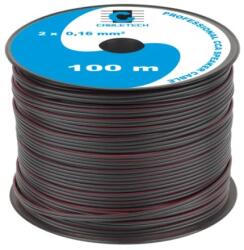 Cabletech Cablu difuzor CCA 2x0, 16 mm negru 100 m (KAB0350)