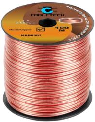 Cabletech Cablu difuzor 2 x 0, 5 mm, cupru, transparent (KAB0307)