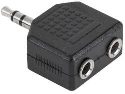 Lechpol Adaptor jack 3.5 tata - 2x jack 3.5 mama (ZLA0293)