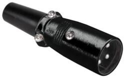 Lechpol Mufa XLR tata, 3 pini, neagra (WTY0049)