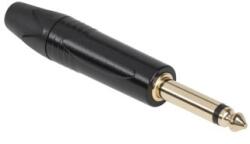 Lechpol Mufa jack 6, 3 mm mono HQ negru (WTY0039)