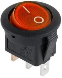 Lechpol Intrerupator on-off rosu, iluminat, 230 V (PRK0002B)