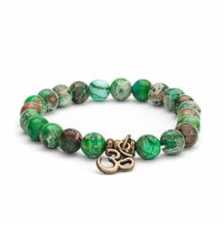 Bodhi Yoga Bodhi Mala császári türkiz karkötő OM amulettel