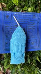 PinkTara Buddha Gyertya - Kék szinű