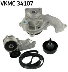 SKF Pompa apa + Set curea transmisie cu caneluri SKF VKMC 34107 (VKMC 34107)