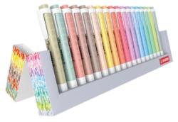 STABILO Textmarker Stabilo swing cool NatureCOLORS, 18 culori/set, suport de birou SW27518025