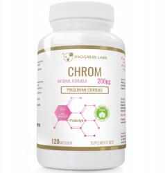 Progress Labs Króm-pikolinát 200mcg Natural Formula 120 kapszula Progress Labs (5907709720022)
