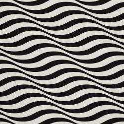 Heko Panels Textil anyag, Hullámos optikai csalódás, Poliészter 100%, 210g/pm, Méret: 100cm x 155cm (DX1373)