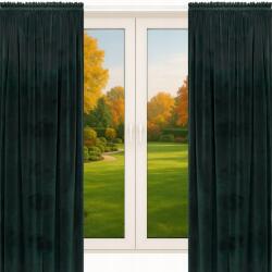 Voppi Velúr Függöny Szalagon Békáknak 140x240 Üvegzöld 2 Db Velúr (Voppi)