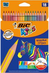BIC Kids Evolution Stripes Színes ceruza, 18db (950524)