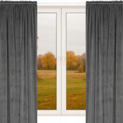 Voppi Velúr Függöny Szalagon Békáknak 140x230 Szürke 2 Db Vastag Velúr (Voppi)