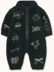 Tinycottons bébi rugdalózó TINY APPLES SHERPA ONE-PIECE - sötétkék 86