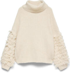 VERO MODA Pulover Awdima High Neck 10350139 12-0304 TCX whitecap gray