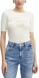 GUESS Tricotat Paloma Logo Rn Ss Swtr W4YR33Z2NQ2 g012 cream white