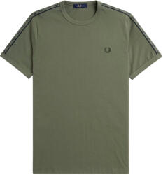 FRED PERRY T-Shirt Contrast Tape Ringer M4613 w49 lrlwrgreen/ngren