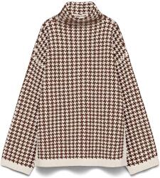 VERO MODA Pulover Vmcomo Funnelneck 10352115 13-0905 TCX birch