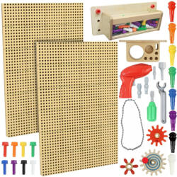 MASTERKIDZ STEM Szerelőpanelek 2x 120x80 cm + Kiegészítők XXL Szett