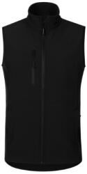 MALFINI Férfi Softshell Mellény, Malfini Rail, 4-irányú sztreccs, Vízlepergető, Bolyhosodásgátló mikropolár belső -568, Fekete, L (MSEL-87-33-8591729301452)