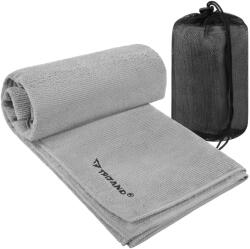 Trizand Prosop cu uscare rapidă din microfibră 120x60cm gri 83085 (5900779965034) Prosop