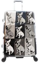 Saxoline Bulldog Mono nagy bőrönd, 95% ABS, 4 dupla kerék, 77x51x30 cm, 95 l, TSA zár (1191HA.71.06)