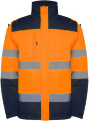 ROLY HI-VIS EPSYLON / Jachetă reflectorizantă bărbătească cu mâneci detașabile - HVoranje/bleumarin M (E9304-55223-M)