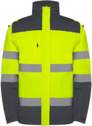 ROLY HI-VIS EPSYLON / Jachetă reflectorizantă bărbătească cu mâneci detașabile - H galben/gri M (E9304-23221-M)