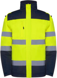 ROLY HI-VIS EPSYLON / Jachetă reflectorizantă bărbătească cu mâneci detașabile - Hgalben/bleumarin L (E9304-55221-L)