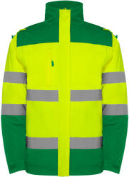 ROLY HI-VIS EPSYLON / Jachetă reflectorizantă bărbătească cu mâneci detașabile - H galben/verde S (E9304-52221-S)