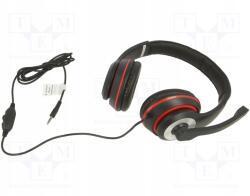 Gembird MHS-03-BKRD black-red Слушалки