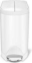 simplehuman Coș de gunoi cu pedală Butterfly 10 l, alb (CW2042) Cos de gunoi