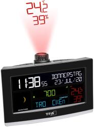 TFA Ceas de perete proiectie TFA Dostmann 35.8002. 01, negru, cu WLAN (47808522)