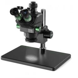 2UUL Microscop 2UUL MC7060-A1, 7X-60X, Trinocular, Negru