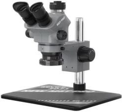 Relife RL-M5T Pro-B11 microscop, Zoom continu 7-50x, Gri