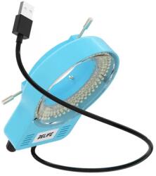 Relife RL-033M lampă LED USB pentru microscop, 144 LED, Reglaj luminozitate, Albastru