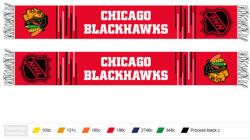 BDA NHL HD Knitted Jaquard Scarf Chicago Blackhawks Sál