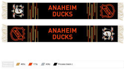 BDA NHL HD Knitted Jaquard Scarf Anaheim Ducks Sál