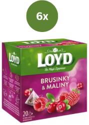  Loyd Tea piramis áfonya + málna 6 x 40g