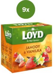  Loyd Tea piramis eper + vanília 9 x 40g