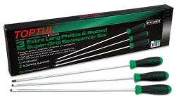 TOPTUL Set surubelnita dreapta magnetica extralunga +ph2 MAC1008GAAE0306 Surubelnita
