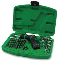 TOPTUL Set surubelnite cu clichet + biti +tubulara 54 piese MAC1008GAAI5401 Surubelnita