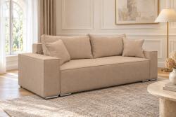 nuko Canapea extensibilă Perla din boucle, cappuccino, cu ladă de depozitare Canapea