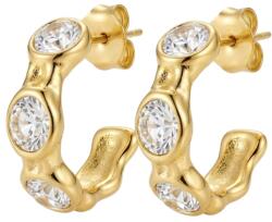 Guess Multi Oval sárga arany színű női fülbevaló JUBE06309JWYGT/U (JUBE06309JWYGT/U)